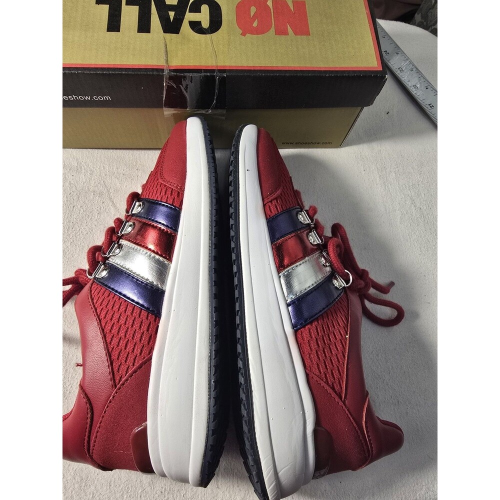 TOMMY HILFIGER RHENA RED WOMENS SNEAKER TWRHENA RED Sz 6 - Picture 14 of 15